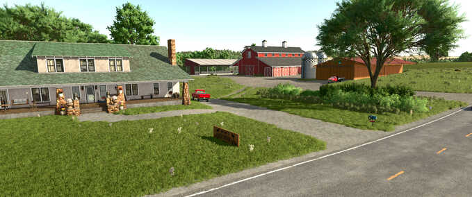 Maps The Rolling Farmlands of Michigan Farming Simulator mod