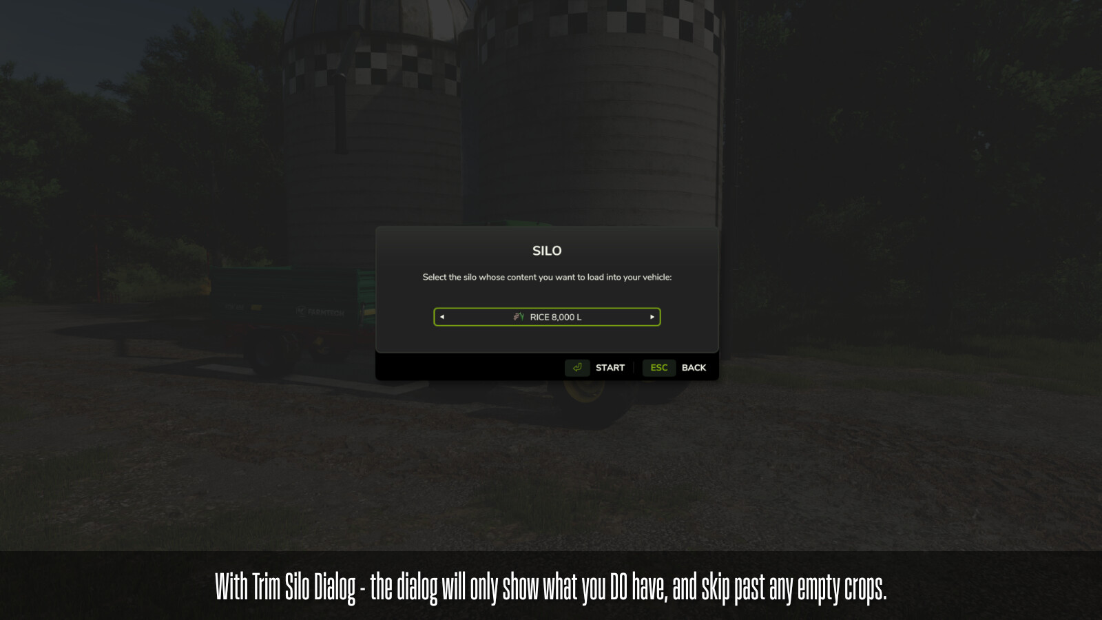 Trim Silo Dialog - Thumbnail 1