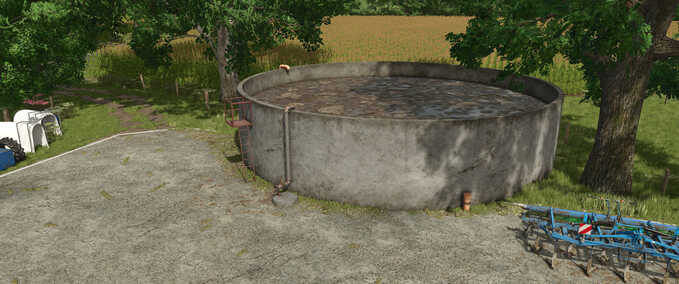 Silos Beton-Güllebehälter Landwirtschafts Simulator mod