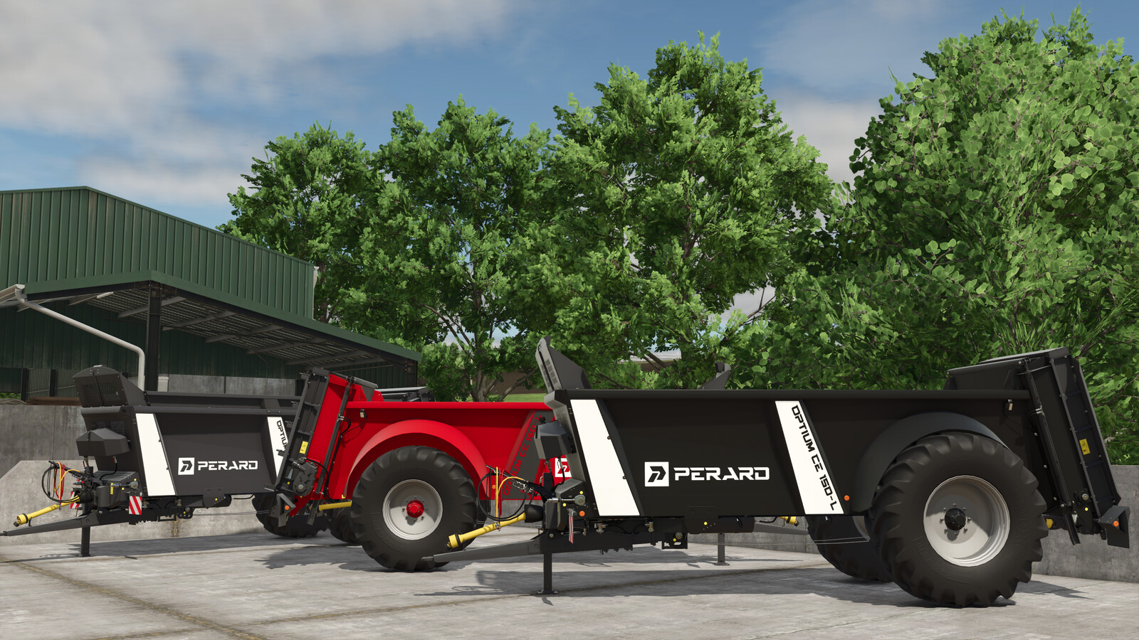 Perard Optium CE 150-L Manure Spreader - Thumbnail 1