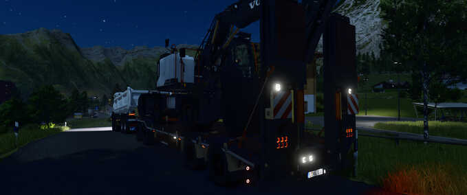 Tieflader Schwarzmüller 4-Achsen Tieflader Landwirtschafts Simulator mod