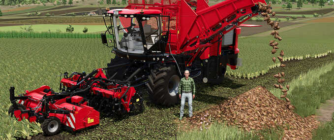 Selbstfahrer Agrifac Selbstfahrender Häcksler Landwirtschafts Simulator mod