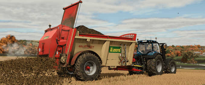 Miststreuer Lizard Goliath 54s17 Landwirtschafts Simulator mod