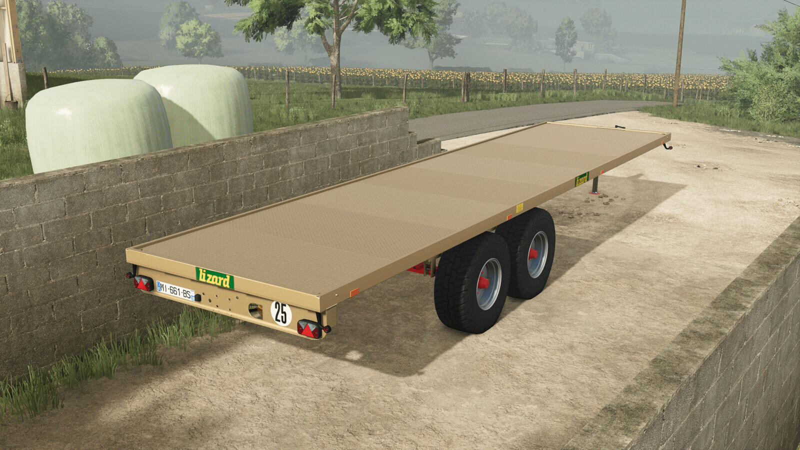 Lizard 100D16 Bale Trailer - Thumbnail 1