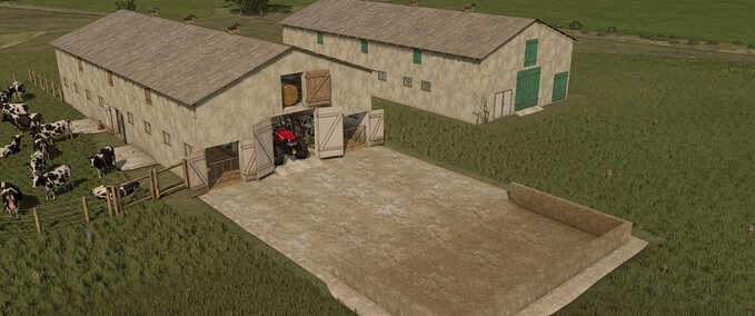 Tierställe Kuhstall Landwirtschafts Simulator mod