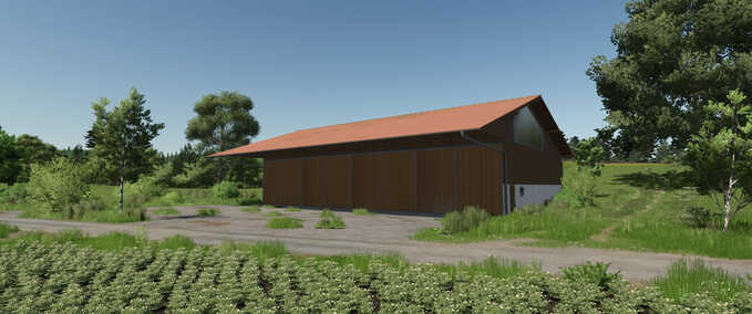Gebäude Moderne Maschinenhalle Landwirtschafts Simulator mod