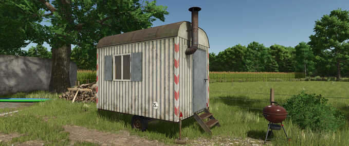 Gebäude Bauwagen Landwirtschafts Simulator mod