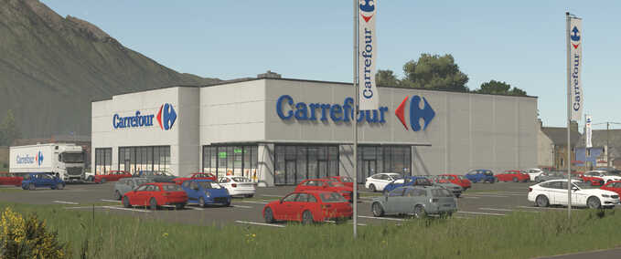 Verkaufstellen Carrefour Laden Pack Landwirtschafts Simulator mod