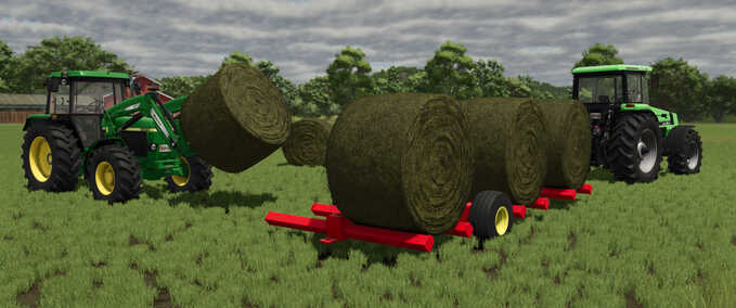 bale transport LIZARD 646 Bale Trailer Farming Simulator mod