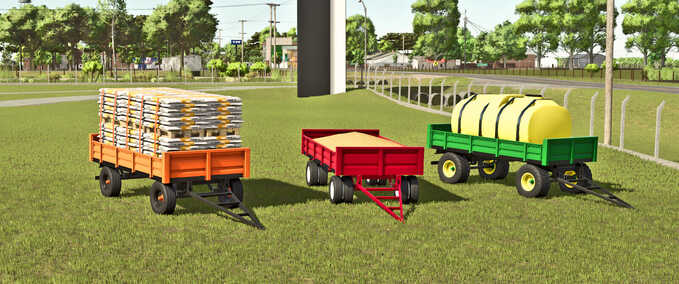 Auflieger Lizard 4TT Anhänger Landwirtschafts Simulator mod