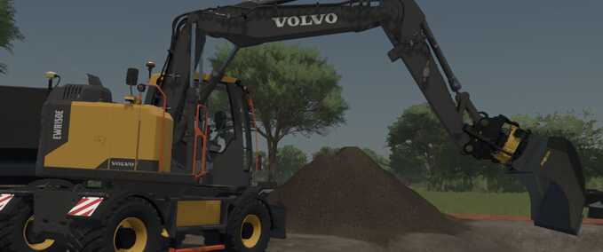 Exevators Volvo EWR150 Edit Farming Simulator mod