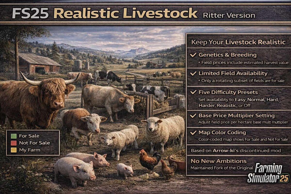 Realistic Livestock RM - Thumbnail 1