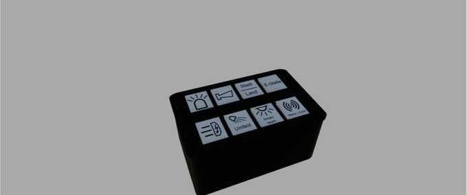 Prefab Control Panel Farming Simulator mod