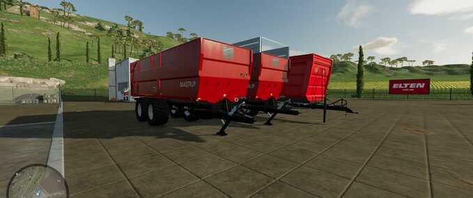 Other trailers Baastrup CTS18 Farming Simulator mod