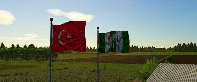 Decoration Bursa Sports Flag Farming Simulator mod