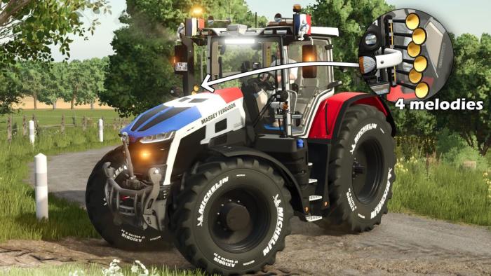 Massey Ferguson 9S Patriotic - Thumbnail 1