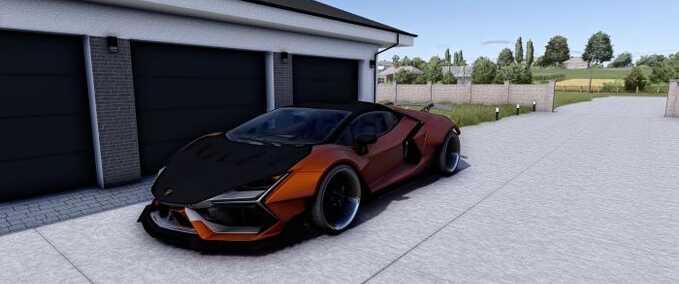 Cars Lamborghini Revuelto Farming Simulator mod