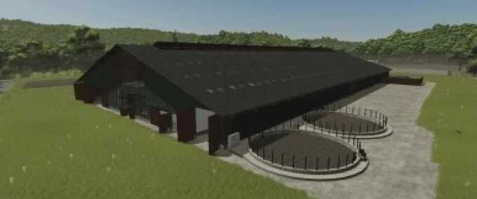 Animal Pens Dairy Production Farm Farming Simulator mod