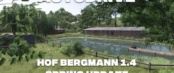 courseplay courses AutoDrive Course - Hof Bergmann Farming Simulator mod