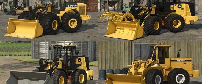 Bagger & Radlader John Deere Radlader Pack Landwirtschafts Simulator mod