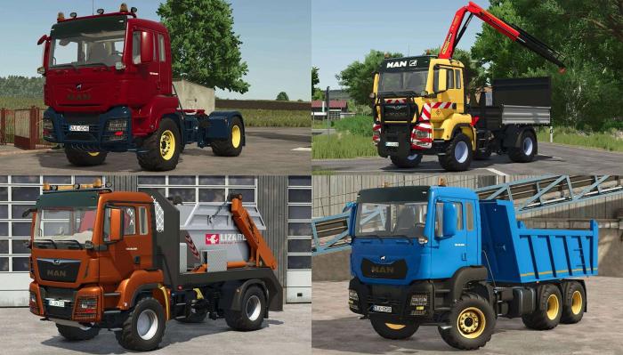 MAN TGS 18.500 Trucks Pack - Thumbnail 1