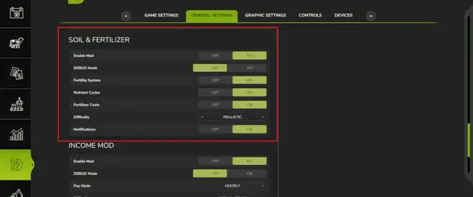 Scripts Realistic Soil & Fertilizer Farming Simulator mod