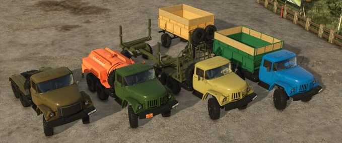 Trucks ZIL 131 Farming Simulator mod