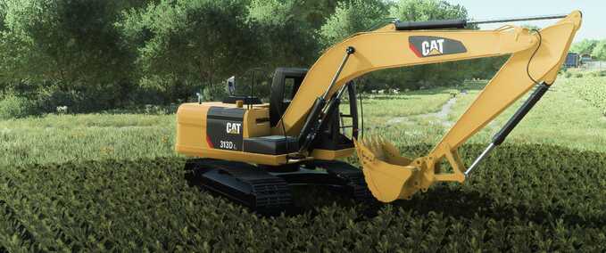 CAT 313D Hydraulic Excavator Mod Image
