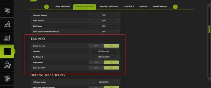 Scripts Tax Mod Farming Simulator mod