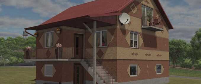 Buildings Colorful House Farming Simulator mod