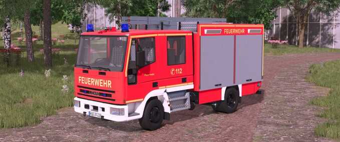 Fire department Lizard Unifire LF16/12 Farming Simulator mod