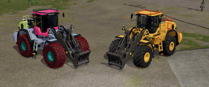 Exevators Volvo Wheel Loaders Pack Farming Simulator mod