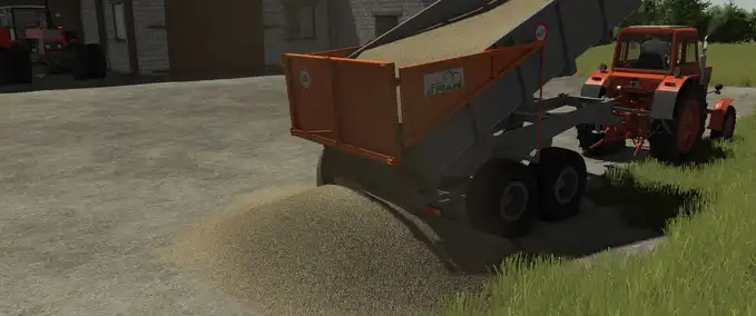 Auflieger PST-9 Kippanhänger Landwirtschafts Simulator mod