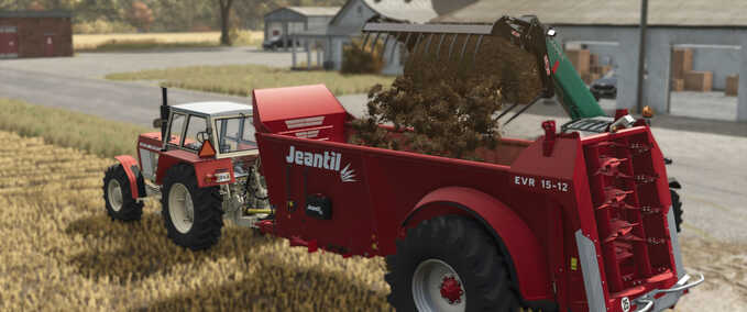 Miststreuer Jeantil EVR 15-12 Miststreuer Landwirtschafts Simulator mod