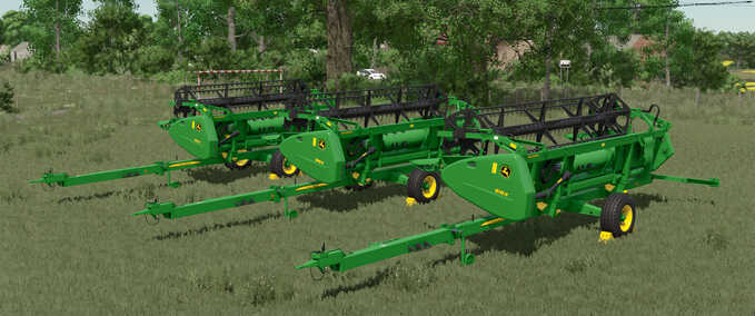 Cutters John Deere 600R Pack Farming Simulator mod
