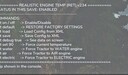Realistic Engine Temperature