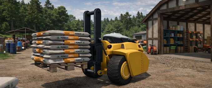 Sonstige Fahrzeuge Elektrischer Gabelstapler Landwirtschafts Simulator mod