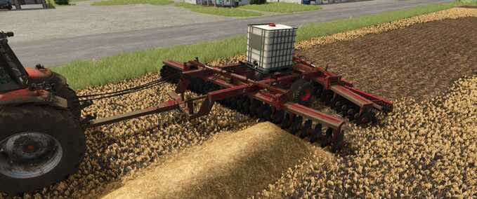 Cultivators & Harrows Kuhn 770 with IBC Fertilizer Tank Farming Simulator mod