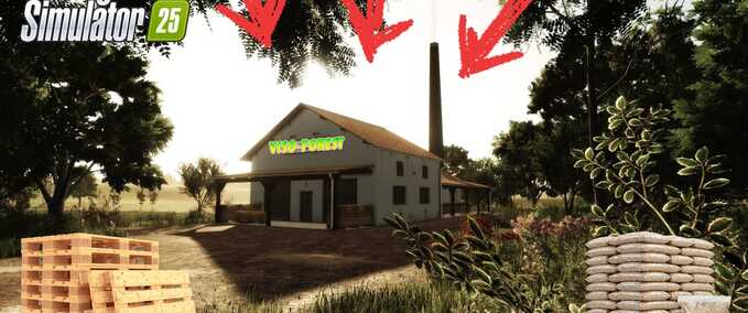 Fabriken Viso Forest Sägewerk Landwirtschafts Simulator mod