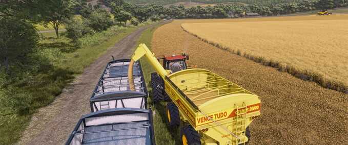 Überladewagen Vence Tudo Granos 26000 Überladewagen Landwirtschafts Simulator mod