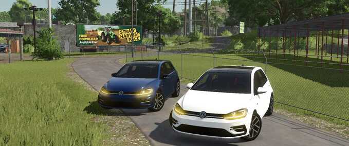 Cars Volkswagen Golf 7 Farming Simulator mod