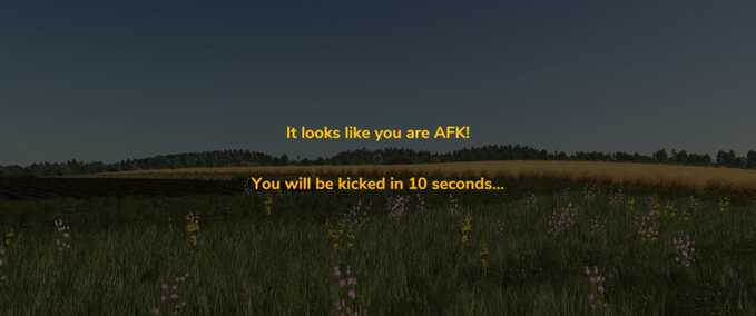 Scripts Anti-AFK Farming Simulator mod