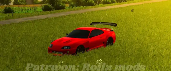 Cars Toyota Supra Mk4 Farming Simulator mod