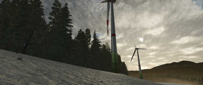 Platzierbare Objekte Windkraftanlage Landwirtschafts Simulator mod
