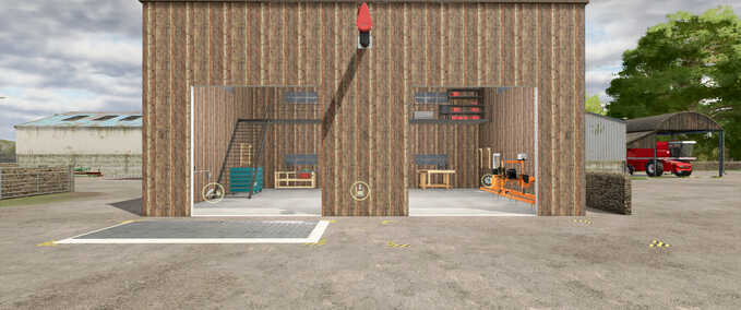 FS25: Boosted Sawmill v 1.0.0.0 Buildings with Functions Mod für ...