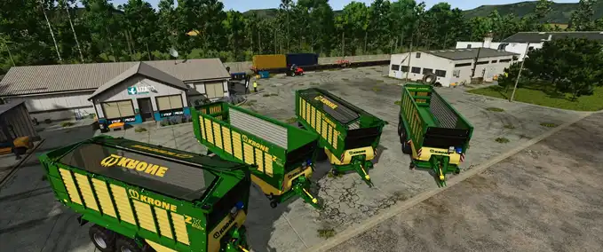 Forage Wagons Krone ZX Forage Wagons Pack Farming Simulator mod
