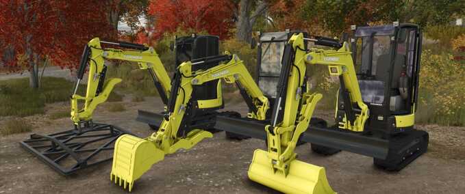 Sonstige Selbstfahrer Yanmar Vio 27-6 Landwirtschafts Simulator mod