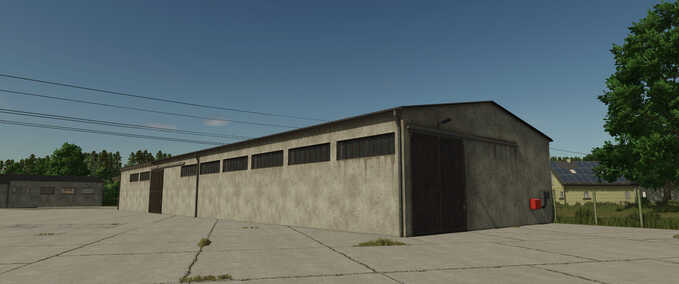 Gebäude DDR Getreidehalle Landwirtschafts Simulator mod