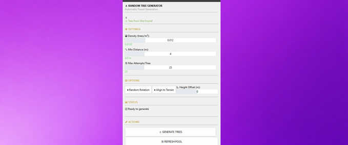 Prefab GE10 Script - Baumgenerator Landwirtschafts Simulator mod
