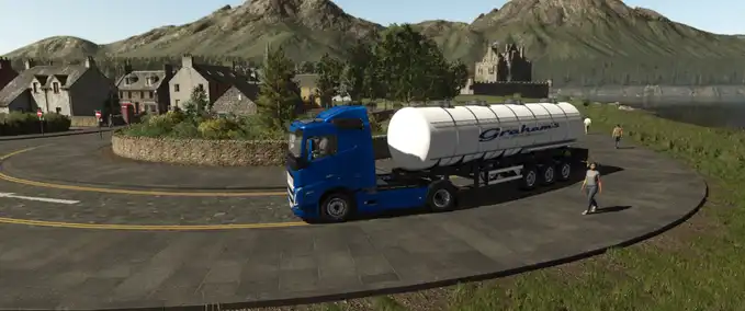 Tiertransport Grahams Milchtanker Landwirtschafts Simulator mod